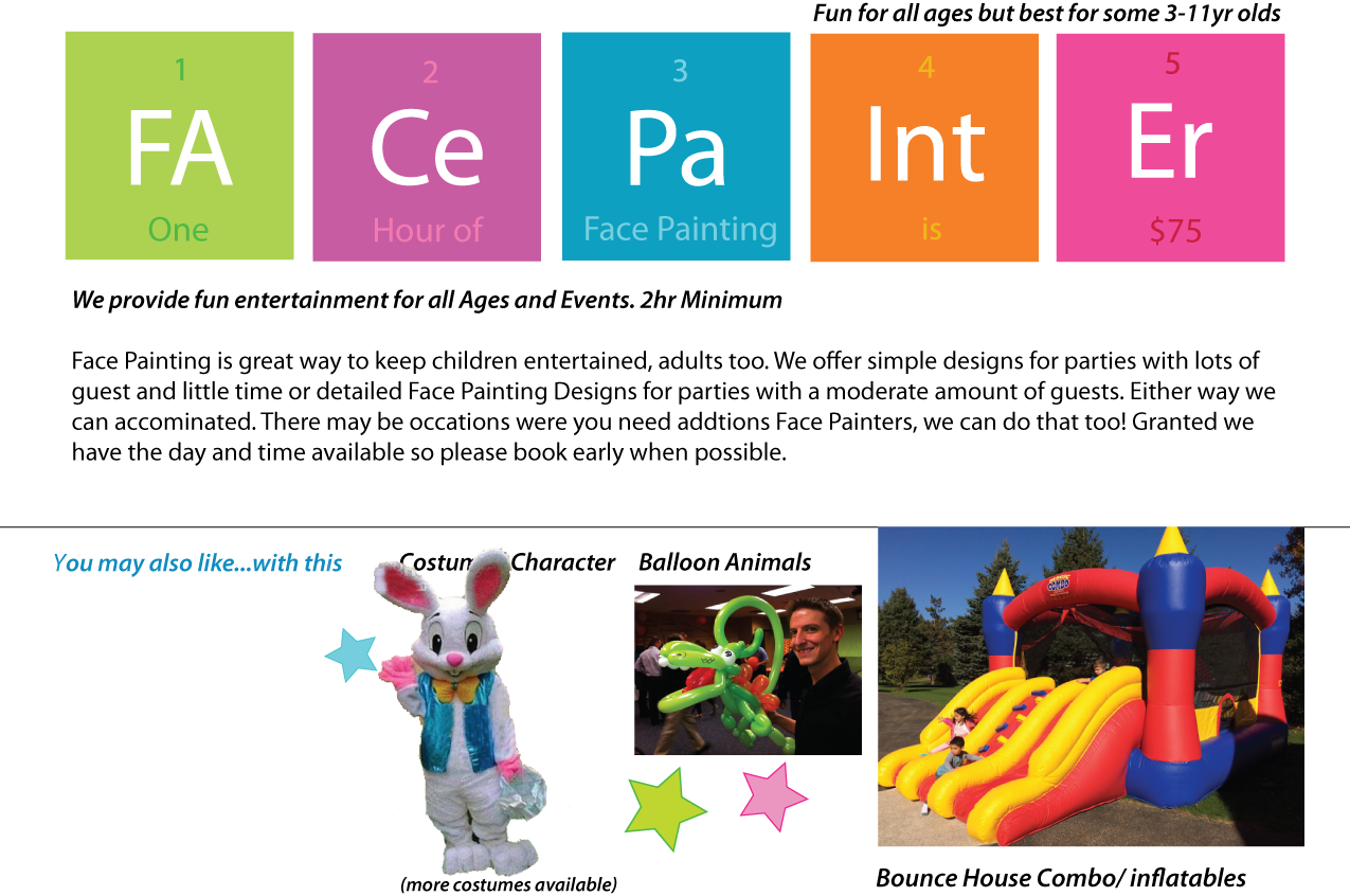 Face Painters Minnesota Phancy Face Painting & Party Entertainment Plus