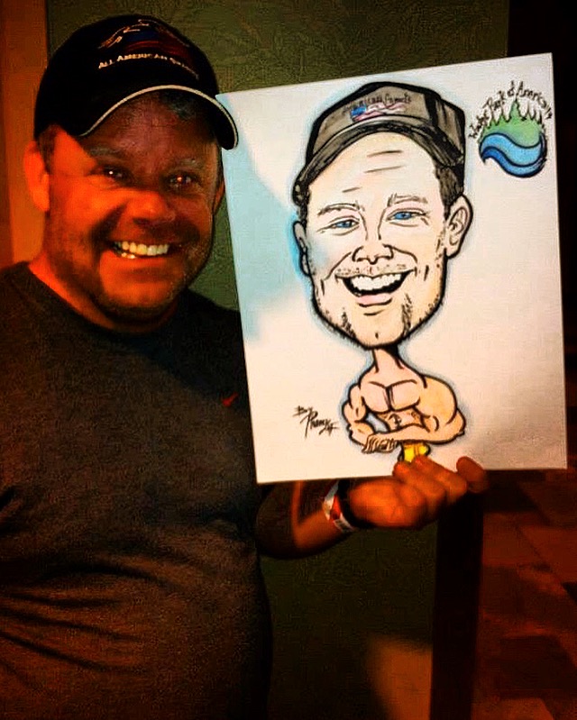 Event Entertainment Muscle Man Caricature