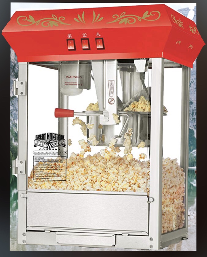 Popcorn Machine - BIrthday party characters for kids parties