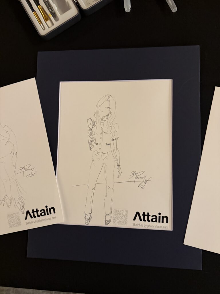 Fashion Sketch Party Favors for Events